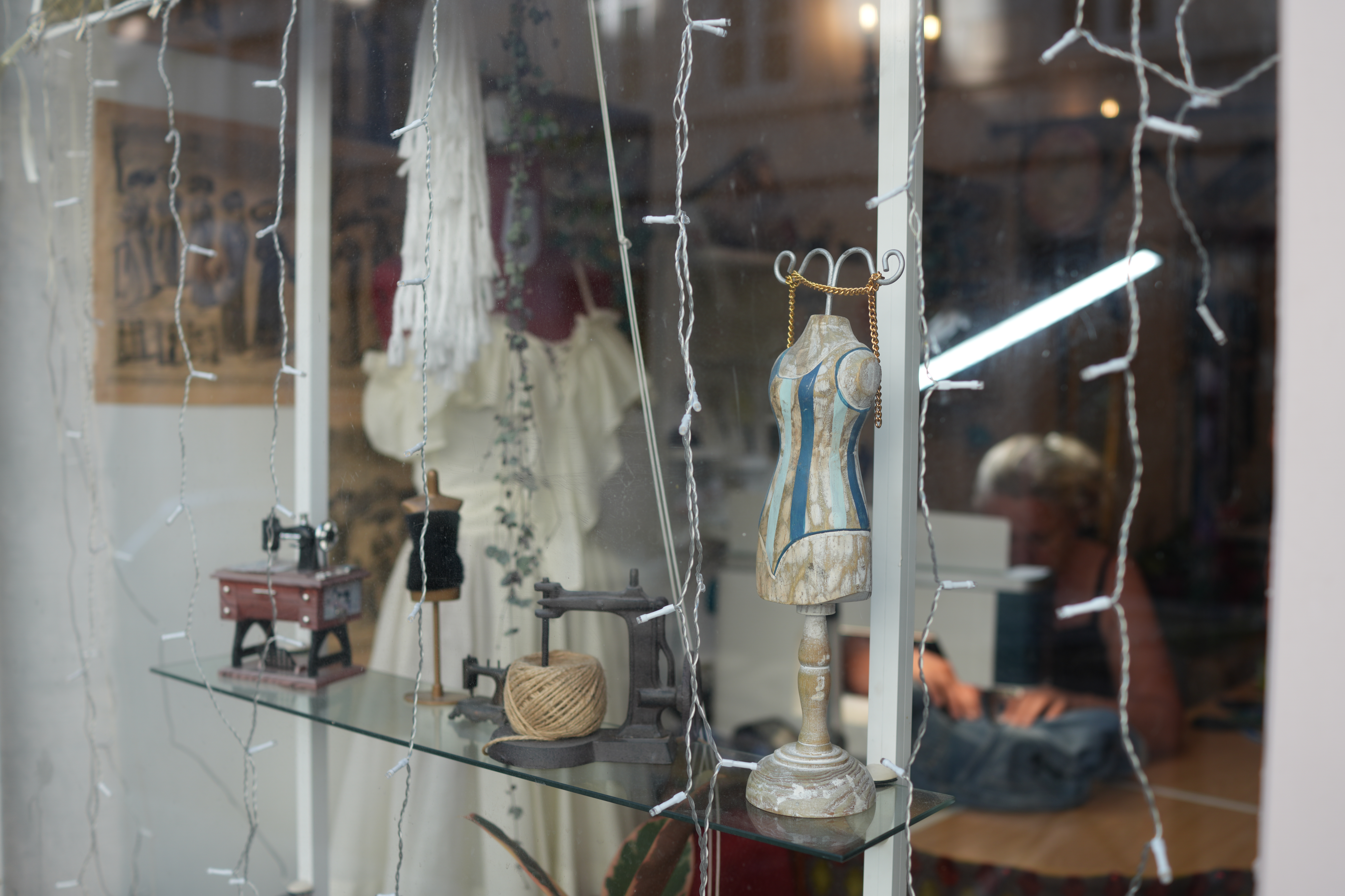 Vitrine de l'atelier Couturemania